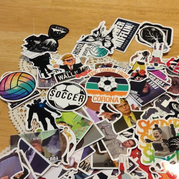 Craft stickers, 200+,  for resell or for crafting - Picture 2 of 5